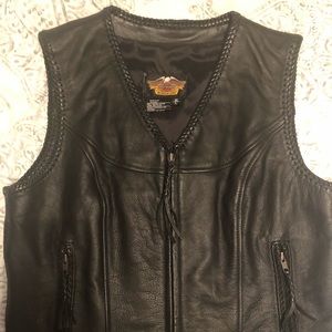 Women’s Harley Davidson leather vest